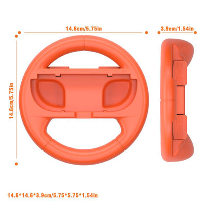 2pcs /Pack Steering Wheel Grip for Nintendo Switch 2/Switch Joy-Con Controllers(Pink) - Gamepads by buy2fix | Online Shopping UK | buy2fix