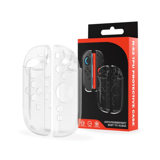 For Nintendo Switch 2 Joy-Con Controllers TPU Protective Case Transparent Soft Shell Cover - Cases by buy2fix | Online Shopping UK | buy2fix