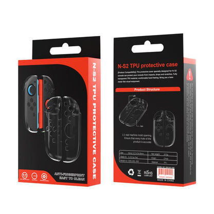 For Nintendo Switch 2 Joy-Con Controllers TPU Protective Case Transparent Soft Shell Cover - Cases by buy2fix | Online Shopping UK | buy2fix