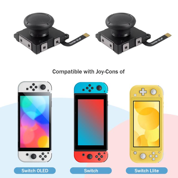 Hall Effect Joystick for Nintendo Switch/OLED/Lite Joy-Con Electromagnetic Analog Stick with No Drift, Spec: Black - Switch Spare Parts by buy2fix | Online Shopping UK | buy2fix