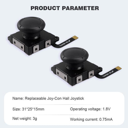 Hall Effect Joystick for Nintendo Switch/OLED/Lite Joy-Con Electromagnetic Analog Stick with No Drift, Spec: Set 1 - Switch Spare Parts by buy2fix | Online Shopping UK | buy2fix