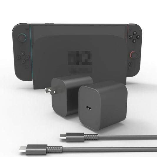 For Nintendo Switch 2 Fast Charger 60W Power Adapter Wall Plug With USB-C Cable US Plug - Charger & Power by buy2fix | Online Shopping UK | buy2fix