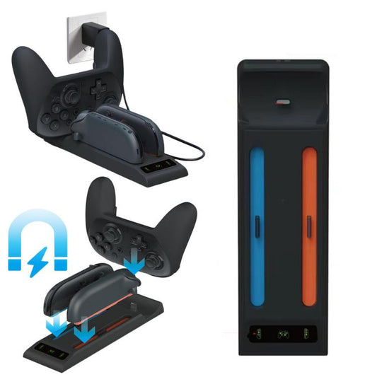 For Nintendo Switch 2 Pro & Joy-Con Controllers 3-in-1 Charging Dock with LED Indicators - Charger & Power by buy2fix | Online Shopping UK | buy2fix