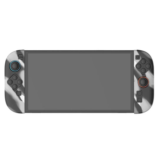 For Nintendo Switch 2 Joy-Con ipega PG-SW2083 Handle Silicone Protective Cover With Joystick Cap(White Blue) - Cases by ipega | Online Shopping UK | buy2fix