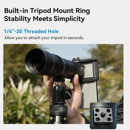 APEXEL TeleCular 3 20X-60X Zoom Lens Kit for Smartphones HD Super Telephoto Long-Range Shooting with Tripod Adapter - Combination Lens by APEXEL | Online Shopping UK | buy2fix