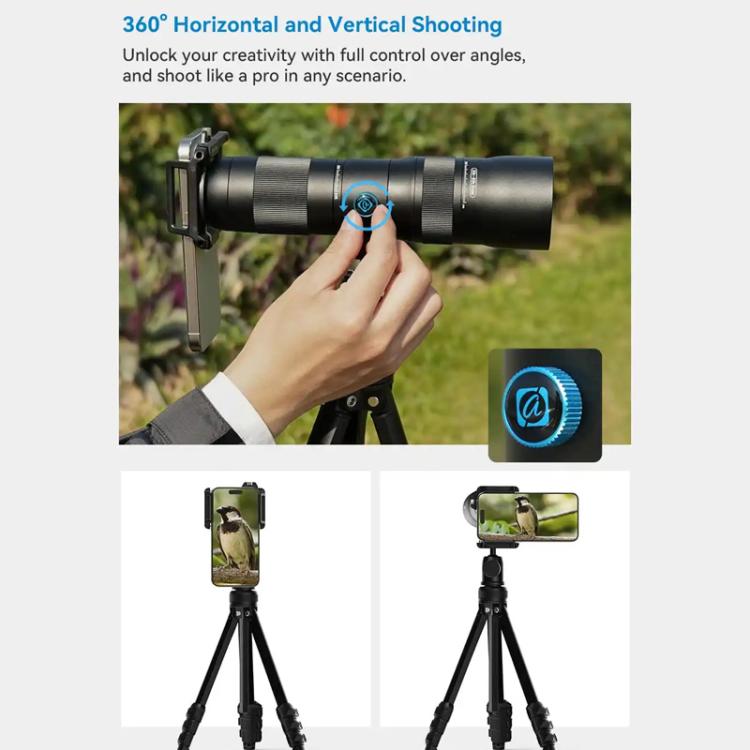 APEXEL TeleCular 3 20X-60X Zoom Lens Kit for Smartphones HD Super Telephoto Long-Range Shooting with Tripod Adapter - Combination Lens by APEXEL | Online Shopping UK | buy2fix