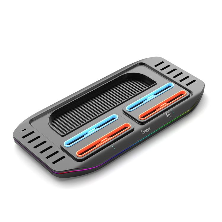 For Nintendo Switch 2 ipega PG-SW2210 Console Joy-Con Controllers Charging Dock, 4 Charging Ports+Touch Control Lighting Effects+12 Game Card Slots - Charger & Power by ipega | Online Shopping UK | buy2fix