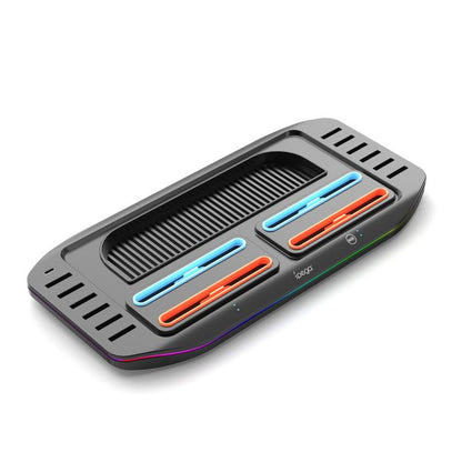 For Nintendo Switch 2 ipega PG-SW2210 Console Joy-Con Controllers Charging Dock, 4 Charging Ports+Touch Control Lighting Effects+12 Game Card Slots - Charger & Power by ipega | Online Shopping UK | buy2fix