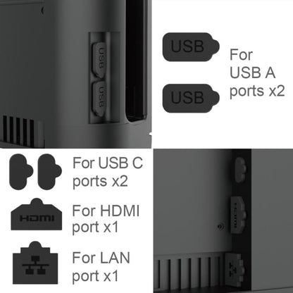 For Nintendo Switch 2 IPega  6-In-1 Precision Dust Plugs Set Multi-Port Protection Kit - Others by ipega | Online Shopping UK | buy2fix