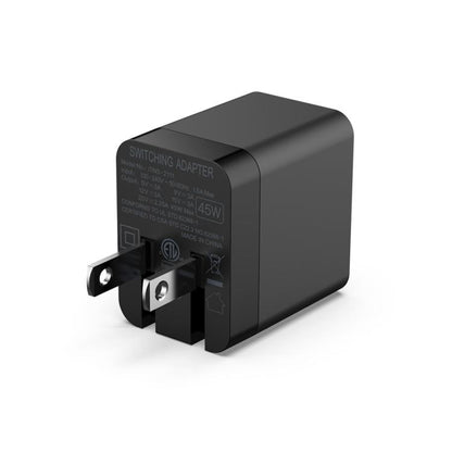 DOBE 45W GaN Fast Charger For Nintendo Switch 2/Switch OLED/Switch/Switch Lite USB-C Charger US Plug - Charger & Power by DOBE | Online Shopping UK | buy2fix