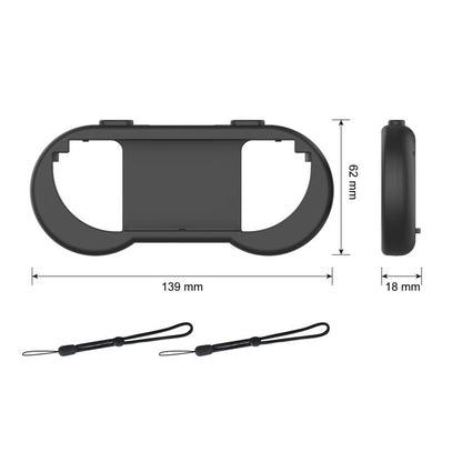 For Nintendo Switch 2 Joy-Con 1pair Comfort Grip with Adjustable Wrist Band(Blue Red) - Others by buy2fix | Online Shopping UK | buy2fix