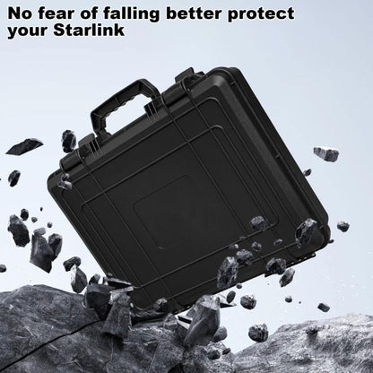 For Starlink Mini Handheld ABS Storage Box(Black) - Lan Cable and Tools by buy2fix | Online Shopping UK | buy2fix
