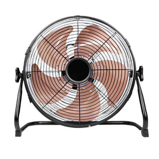 12 inch 4 Gears 5 Blades Powerful High Power Floor Fan Industrial Electric Fan, CN Plug - Electric Fans by buy2fix | Online Shopping UK | buy2fix