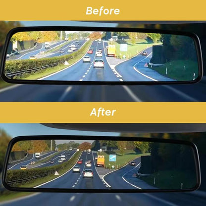 Inverted Triangle 50x200mm Car Interior Rearview Mirror Anti-Glare Film Large Size Anti-Reflective Film - Auto Film by buy2fix | Online Shopping UK | buy2fix