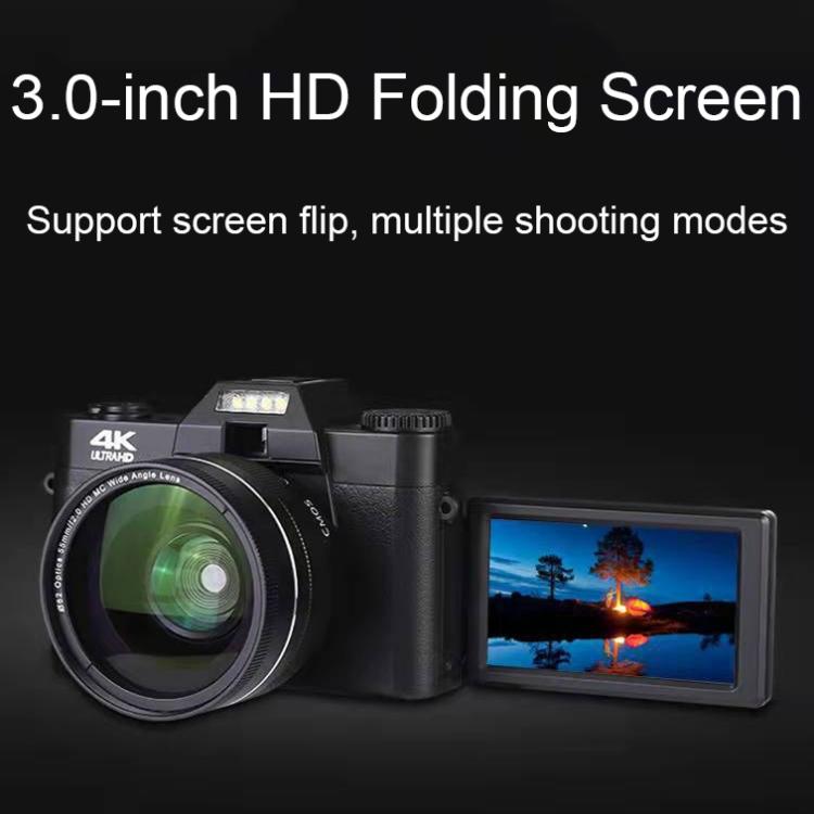 R10 4K HD 75MP Retro Mirrorless Camera 16x Zoom WiFi Digital Camera With 3-Inch Flip Screen 64G - Video Cameras by buy2fix | Online Shopping UK | buy2fix