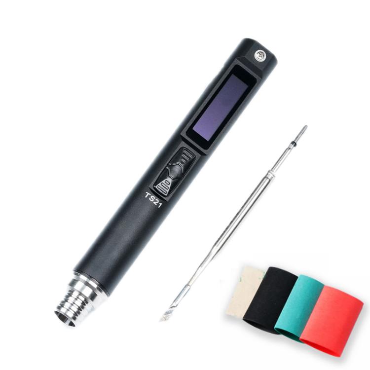 100W Intelligent Precision Aluminum Alloy Soldering Iron With Light, Model: TS21-KU Set - Electric Soldering Iron by buy2fix | Online Shopping UK | buy2fix