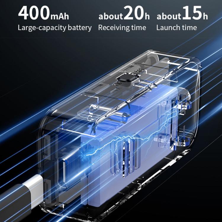 2-In-1 Bluetooth 5.4 Transmitter & Receiver AUX Car/Travel Adapter with 3.5mm Jack, TF Card Slot, Lapel Clip Design - Audio Receiver Transmitter by buy2fix | Online Shopping UK | buy2fix