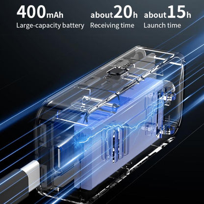 2-In-1 Bluetooth 5.4 Transmitter & Receiver AUX Car/Travel Adapter with 3.5mm Jack, TF Card Slot, Lapel Clip Design - Audio Receiver Transmitter by buy2fix | Online Shopping UK | buy2fix