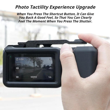 Street Vlogging Handle For DJI Osmo Action 5 Pro / Action 4 / Action 3 Magnetic Grip(Black) - Mount & Holder by buy2fix | Online Shopping UK | buy2fix