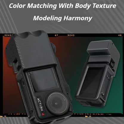 Street Vlogging Handle For DJI Osmo Action 5 Pro / Action 4 / Action 3 Magnetic Grip(Black) - Mount & Holder by buy2fix | Online Shopping UK | buy2fix