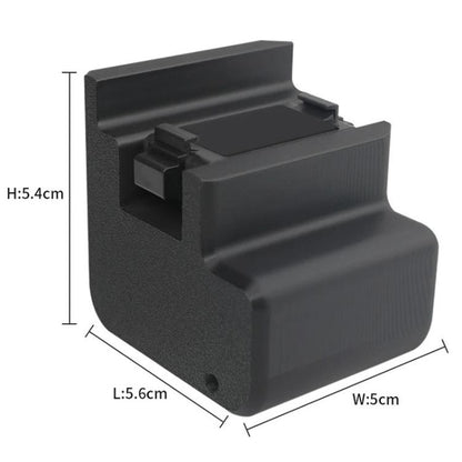 Street Vlogging Handle For DJI Osmo Action 5 Pro / Action 4 / Action 3 Magnetic Grip(Black) - Mount & Holder by buy2fix | Online Shopping UK | buy2fix