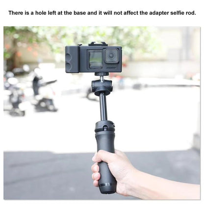 Street Vlogging Handle For GoPro HERO13 Black / 12 Black / 11 Black / 10 Black / 9 Black(Black) - Protective Frame by buy2fix | Online Shopping UK | buy2fix