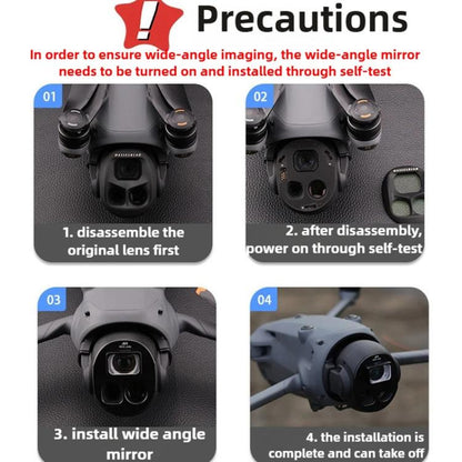 For DJI Mavic 4 Pro JSR Wide Angle Lens Aerial Lens Accessories, Style: WIDE+CPL+ND16+ND32 - Lens Filter by JSR | Online Shopping UK | buy2fix