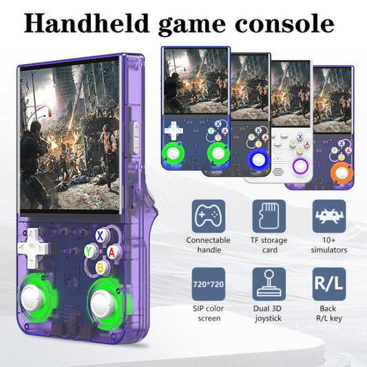 R36 Ultra 4-inch Open-Source Linux Handheld Game Console with Wi-Fi/MIFI Support Retro Portable Arcade 128G(Purple) - Pocket Console by buy2fix | Online Shopping UK | buy2fix