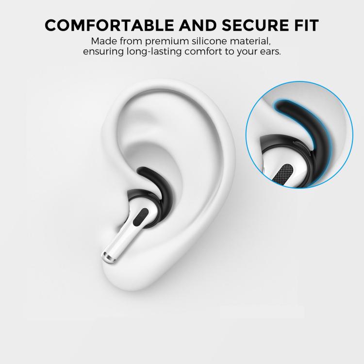 For AirPods 3 AhaStyle PT60-3 3pairs S+M+L Earphone Silicone Soft Ear Covers(White) - Anti-dust & Ear Caps by AhaStyle | Online Shopping UK | buy2fix