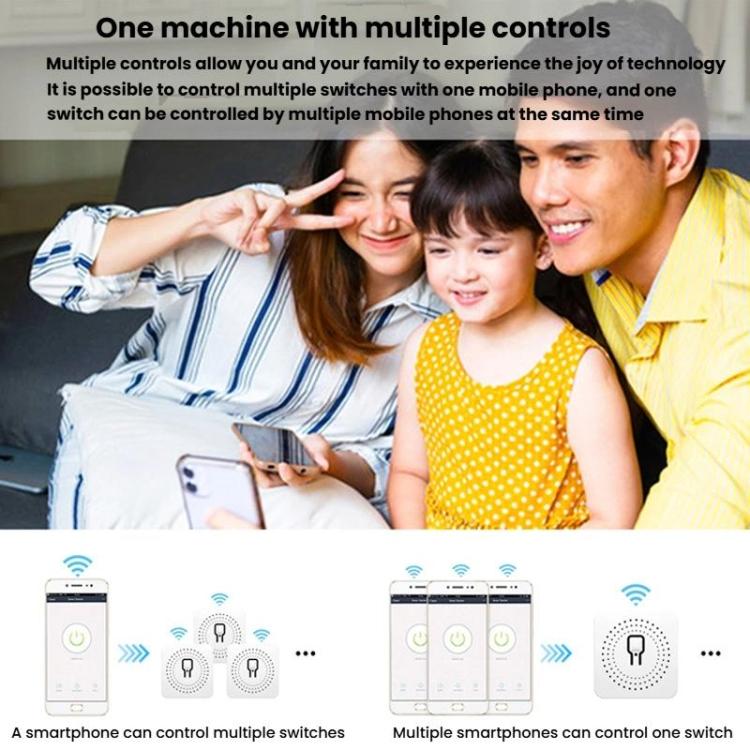 FS-04Z5 4CH ZigBee 5A Smart Switch Voice Timer Switch For Amazon Alexa / Google Assistant - Smart Switch by buy2fix | Online Shopping UK | buy2fix