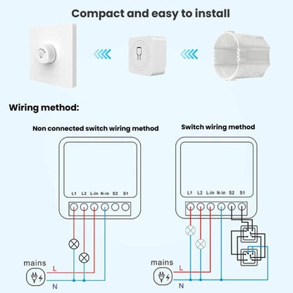 FS-04W5 4CH WiFi+Bluetooth 5A Smart Switch Voice Timer Switch For Amazon Alexa / Google Assistant - Smart Switch by buy2fix | Online Shopping UK | buy2fix