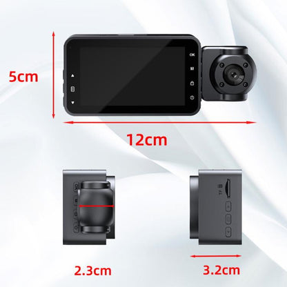 1080P HD Infrared Night Vision XWIFI Interconnected Driving Recorder, Specification: Three-recording - Car DVRs by buy2fix | Online Shopping UK | buy2fix
