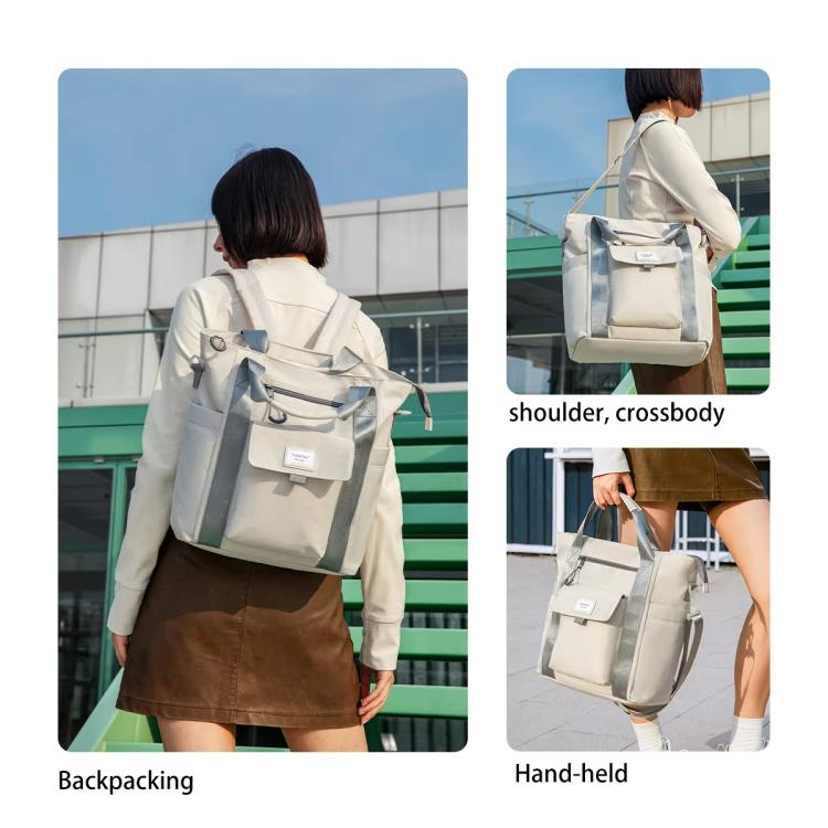 Tigernu 3 In 1 Backpack Female Should Bag Large Capacity Lightweight Tote with 14-inch Laptop Compartment(Black) - Backpack by Tigernu | Online Shopping UK | buy2fix