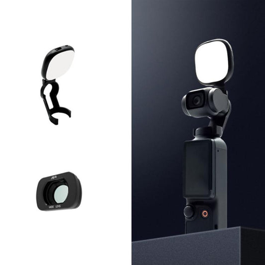 For DJI Osmo Pocket 3 JSR Fixed Frame Head Fill Light, Spec: With Widening Lens - Other Accessories by JSR | Online Shopping UK | buy2fix