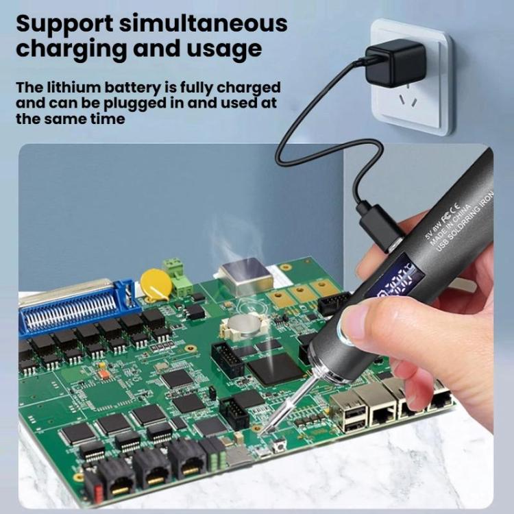 Mini USB Portable Wireless Digital Display Soldering Iron, Specification: Large 1400 mAh - Electric Soldering Iron by buy2fix | Online Shopping UK | buy2fix