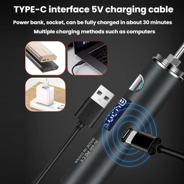 Mini USB Portable Wireless Digital Display Soldering Iron, Specification: Large 1400 mAh - Electric Soldering Iron by buy2fix | Online Shopping UK | buy2fix