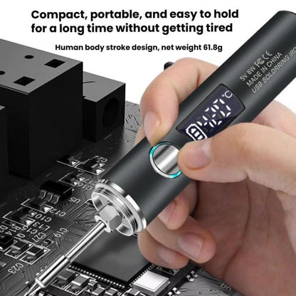 Mini USB Portable Wireless Digital Display Soldering Iron, Specification: Small 850 mAh - Electric Soldering Iron by buy2fix | Online Shopping UK | buy2fix
