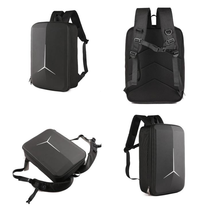 For DJI Mavic 4 Pro Creator Combo RC Pro 2 /RC 2 Backpack Storage Bag EVA Travel Case(Black) - Backpacks & Bags by buy2fix | Online Shopping UK | buy2fix