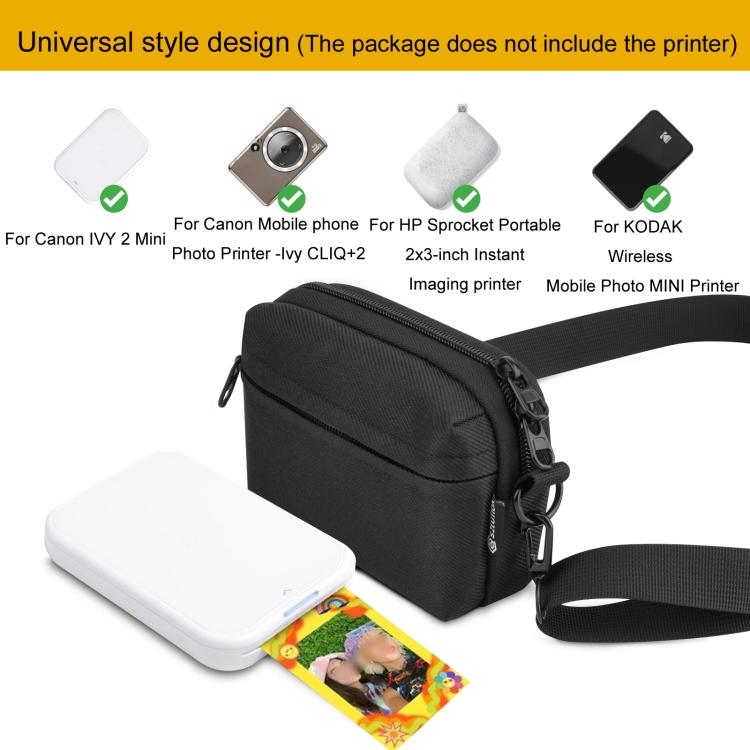 For Canon/HP/Kodak Small Digital Camera Storage Shoulder Strap Bag, Size: Small - Strap Satchel by buy2fix | Online Shopping UK | buy2fix