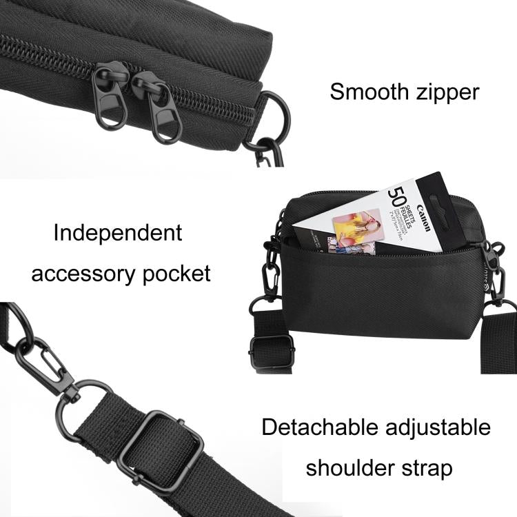 For Canon/HP/Kodak Small Digital Camera Storage Shoulder Strap Bag, Size: Small - Strap Satchel by buy2fix | Online Shopping UK | buy2fix