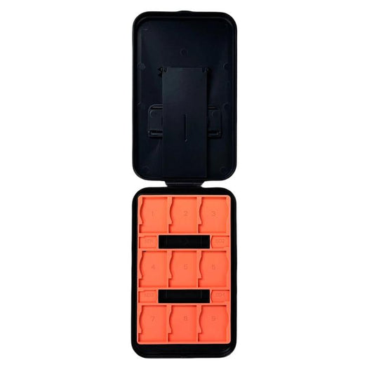 KJH Card Box Stand for Nintendo Switch 2 / Switch OLED / Lite Foldable  Holder with 9 Game Card Slots & 4 SD Card Slots(Black Orange) - Holder by KJH | Online Shopping UK | buy2fix