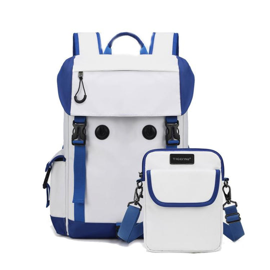 Tigernu Detachable Split Design 2-In-1 Backpack 14-Inch Laptop Bag With Flip-Top For Travel, Work & Daily Use Blue Magnetic