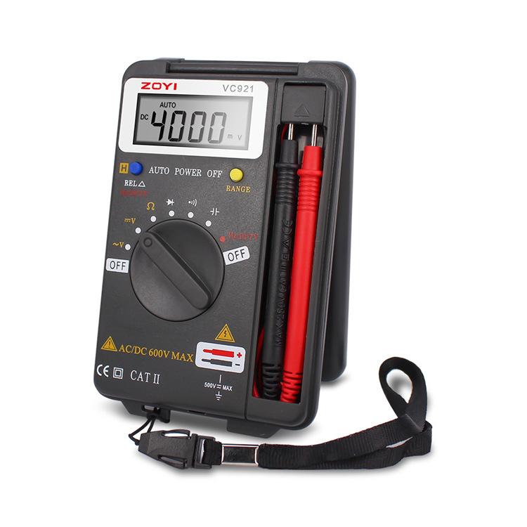 ZOYI VC921 Pocket Portable Auto-Ranging Digital Multimeter(Gray) - Digital Multimeter by ZOYI | Online Shopping UK | buy2fix