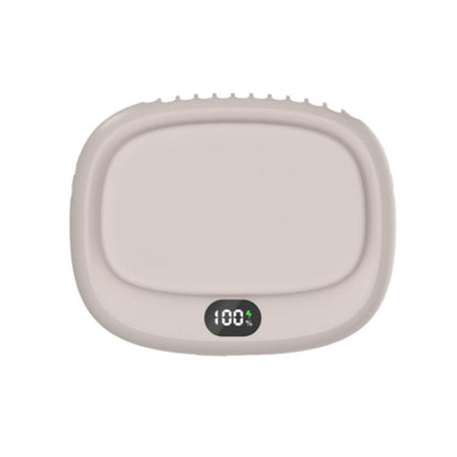 USB Outdoor High-power Bladeless Waist-hanging Portable Fan(DQ239 Apricot) - Electric Fans by buy2fix | Online Shopping UK | buy2fix