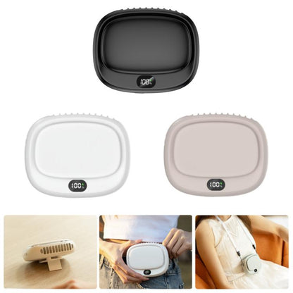 USB Outdoor High-power Bladeless Waist-hanging Portable Fan(DQ239 White) - Electric Fans by buy2fix | Online Shopping UK | buy2fix
