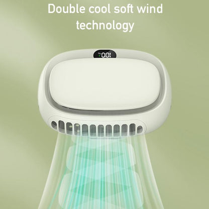 USB Outdoor High-power Bladeless Waist-hanging Portable Fan(DQ239 Apricot) - Electric Fans by buy2fix | Online Shopping UK | buy2fix