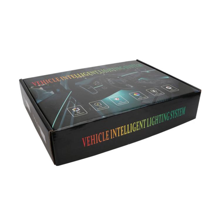 3 Control App Remote Control Colorful Car Interior Ambient Lighting Modified LED Acrylic USB Car Ambient Lighting, Spec: 110cm+35cm 2 In 1 - Atmosphere lights by buy2fix | Online Shopping UK | buy2fix