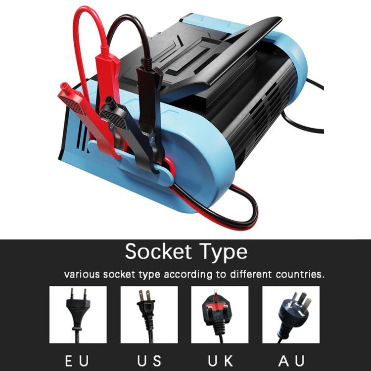 12V/24V Car Battery Charger Intelligent Pulse Lead-acid Battery Repair, Specification: US Plug - Battery Charger by buy2fix | Online Shopping UK | buy2fix