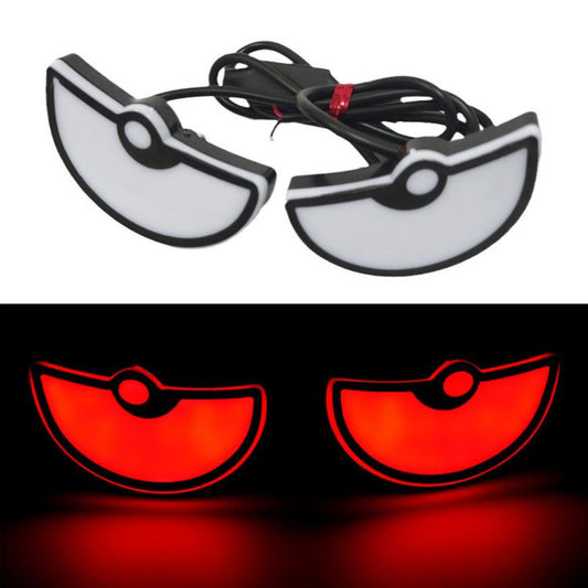 2pcs Motorcycle License Plate Screw Light Modifications Universal Decorative Car Lights, Spec: Semicircular Light Red - Decorative Lights by buy2fix | Online Shopping UK | buy2fix
