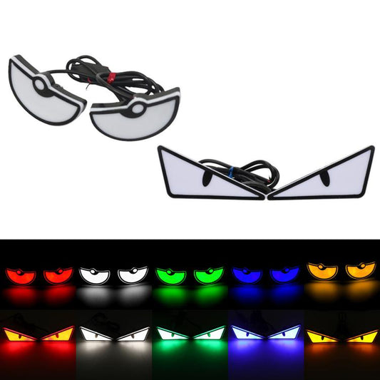 2pcs Motorcycle License Plate Screw Light Modifications Universal Decorative Car Lights, Spec: Semicircular Light Green - Decorative Lights by buy2fix | Online Shopping UK | buy2fix